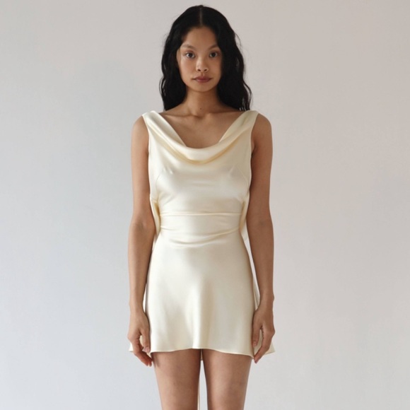 Mirror Palais Dresses & Skirts - Mirror Palais Mini Plunge Dress